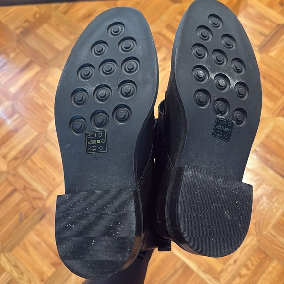 Asos Leather Buckle Boots in Size 10 UK 8 - Picture 9 of 9